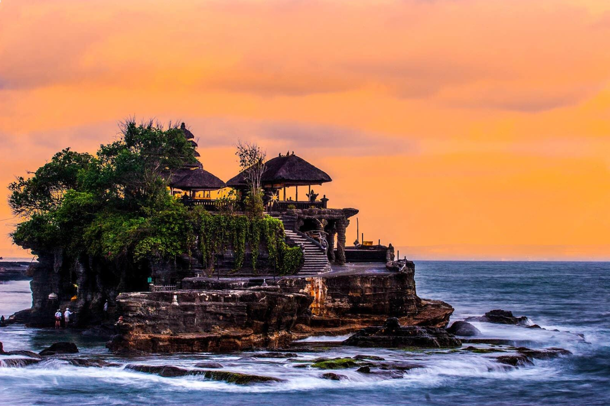 Tanah Lot Temple at Sunset - Bali